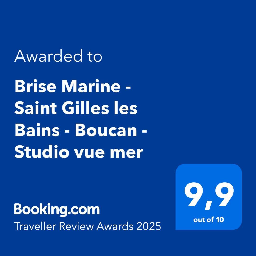 Brise Marine - Saint Gilles Les Bains - Boucan - Studio Vue Mer Exterior foto